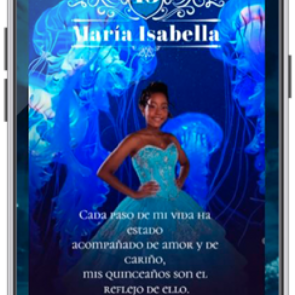 Invitación Video Quinceañera 1